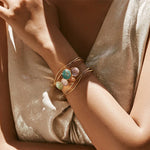 Load image into Gallery viewer, Classy Floral Bangle Bracelets