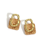 Load image into Gallery viewer, Classy Geometric Square Earrings