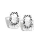 Load image into Gallery viewer, Classy Geometric Square Earrings
