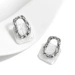 Load image into Gallery viewer, Classy Geometric Square Earrings