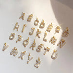 Load image into Gallery viewer, Classy Pearl Dainty Initial Letter Necklace