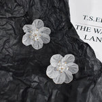 Load image into Gallery viewer, Classy Transparent Floral Hibiscus Earrings