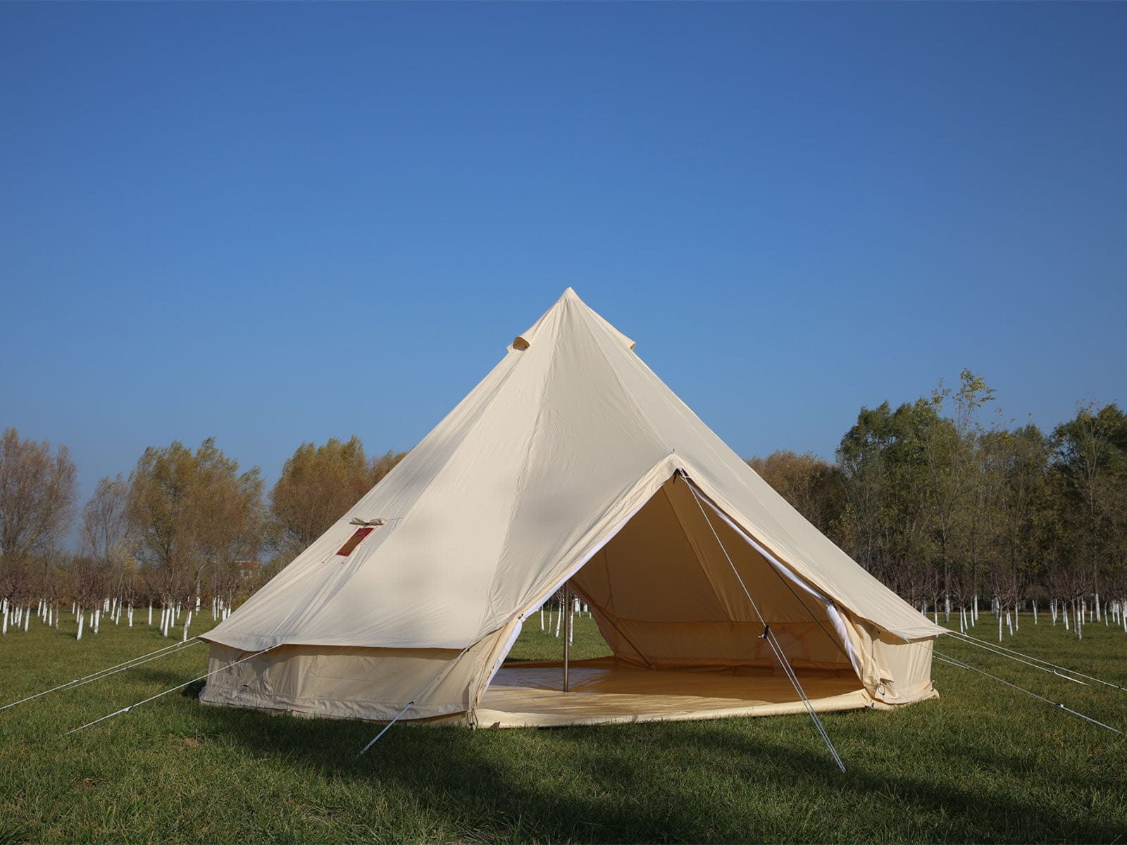 Comfortable Coast Bell Tents 4m Canvas Bell Tent Luna Canvas Bell Tents 4m/5m/6m- LCBT456m