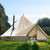 Comfortable Coast Bell Tents Luna Glamping 4m Canvas Bell Tent- LG4CBT
