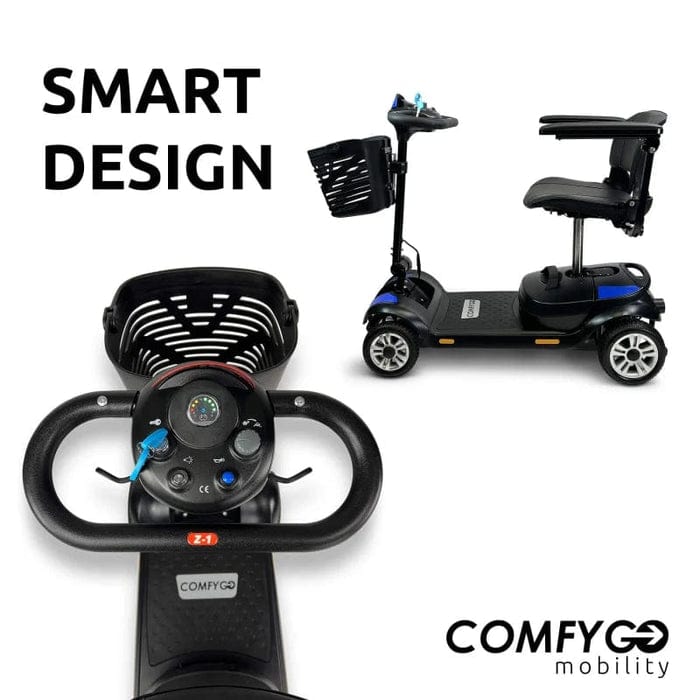 COMFYGO Mobility Scooters ComfyGo Z-4 Electric Powered Mobility Scooter With Detachable Frame- CGZ4EPMSWDF
