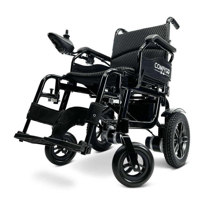 COMFYGO Power Chairs Black ComfyGo X-6 Lightweight Folding Electric Chair - CGX6LFEC