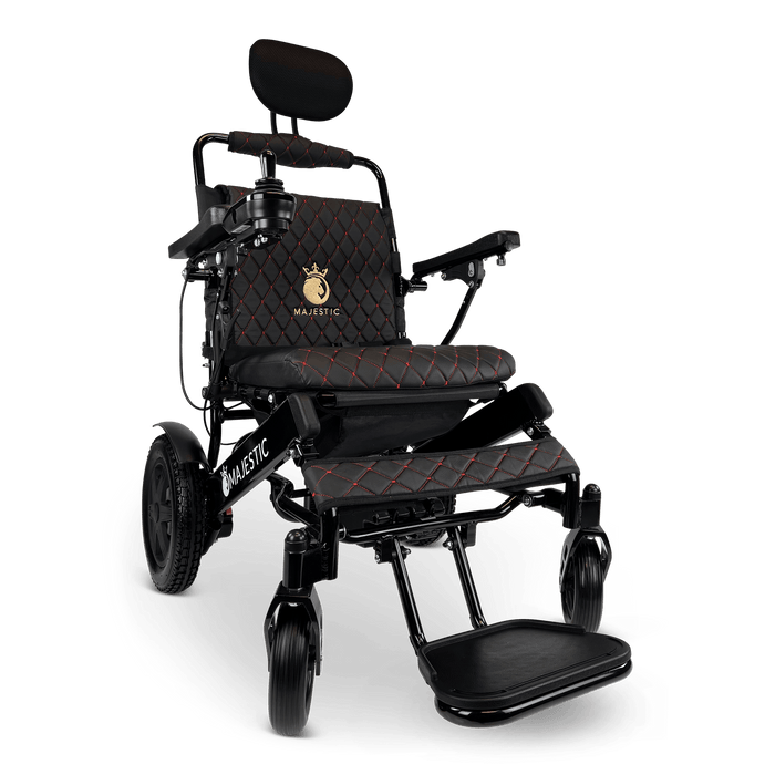 COMFYGO Power Wheelchair Silver ComfyGo Majestic IQ-9000 Long Range Folding Electric Wheelchair With Optional Auto-Recline-CGMI9LREWWOAR