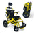 COMFYGO Power Wheelchair Yellow ComfyGo Majestic IQ-8000 Remote Controlled Folding Lightweight Electric Wheelchair- CGMI8RCFLEW