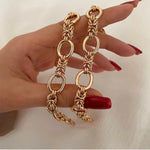 Load image into Gallery viewer, Contrasting Statement Chain Bracelet