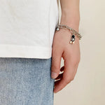 Load image into Gallery viewer, Couples Astronaut Magnetic Heart Bracelet Set