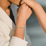 Load image into Gallery viewer, Couples Letter Initial Cuban Bracelet