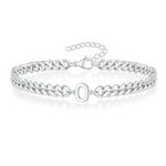 Load image into Gallery viewer, Couples Letter Initial Cuban Bracelet