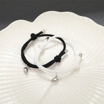 Load image into Gallery viewer, Couples Magnetic Heart Rope Bracelet Set