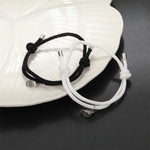 Load image into Gallery viewer, Couples Magnetic Heart Rope Bracelet Set