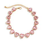 Load image into Gallery viewer, Crystal Heart Choker Necklace