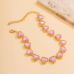 Load image into Gallery viewer, Crystal Heart Choker Necklace
