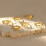 Load image into Gallery viewer, Dainty Adjustable Classy Letter Initial Rings