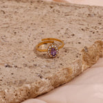 Load image into Gallery viewer, Dainty Adjustable Oval Diamond Rings