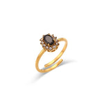 Load image into Gallery viewer, Dainty Adjustable Oval Diamond Rings