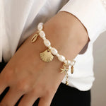 Load image into Gallery viewer, Dainty Beach Adventure Pearl Bracelet