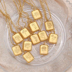 Load image into Gallery viewer, Dainty Birth Month Flower Necklace
