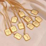 Load image into Gallery viewer, Dainty Birth Month Flower Necklace