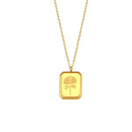 Load image into Gallery viewer, Dainty Birth Month Flower Necklace