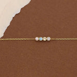 Load image into Gallery viewer, Dainty Birthstones Chain Bracelet