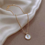 Load image into Gallery viewer, Dainty Blanc Camellia Floral Necklace, Earrings, Ring Jewelry
