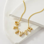 Load image into Gallery viewer, Personalized Bubble Name Necklace