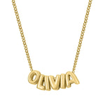 Load image into Gallery viewer, Personalized Bubble Name Necklace