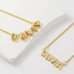 Load image into Gallery viewer, Personalized Bubble Name Necklace