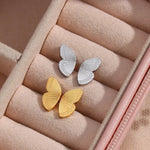 Load image into Gallery viewer, Dainty Butterfly Wings Stud Earrings
