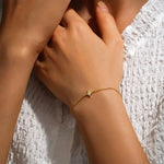 Load image into Gallery viewer, Dainty Chain North Star Bracelet