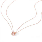 Load image into Gallery viewer, Dainty Circular Layered Love Necklace
