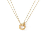 Load image into Gallery viewer, Dainty Circular Layered Love Necklace