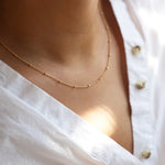 Load image into Gallery viewer, Dainty Classic Satellite Chain Necklace
