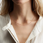 Load image into Gallery viewer, Dainty Classic Satellite Chain Necklace