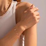 Load image into Gallery viewer, Dainty Crystal Bracelet and Necklace Set