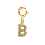 Load image into Gallery viewer, Dainty Cuban Figaro Chain Letter Initial Bracelet