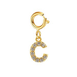 Load image into Gallery viewer, Dainty Cuban Figaro Chain Letter Initial Bracelet