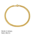 Load image into Gallery viewer, Dainty Cuban Figaro Chain Letter Initial Bracelet