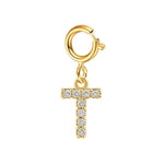 Load image into Gallery viewer, Dainty Cuban Figaro Chain Letter Initial Bracelet