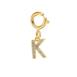 Load image into Gallery viewer, Dainty Cuban Figaro Chain Letter Initial Bracelet