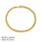 Load image into Gallery viewer, Dainty Cuban Figaro Chain Letter Initial Bracelet