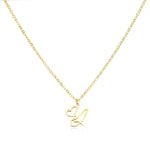 Load image into Gallery viewer, Dainty Heart Letter Initial Necklace