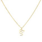 Load image into Gallery viewer, Dainty Heart Letter Initial Necklace