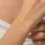 Load image into Gallery viewer, Dainty Custom Name Bracelet