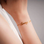 Load image into Gallery viewer, Dainty Custom Name Bracelet