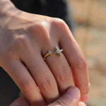 Load image into Gallery viewer, Dainty Diamond Adjustable Ring Stacks
